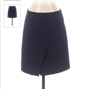 J crew navy skirt size 2